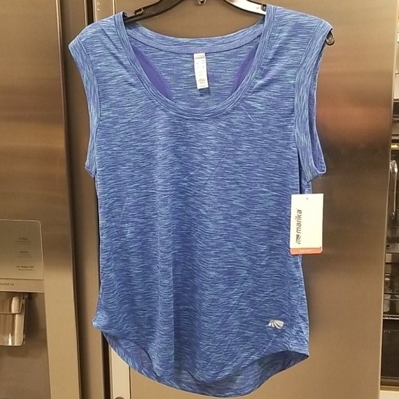 💕MARIKA💕 Dry-Wik Space Dye Sleeveless Mesh Top - Picture 1 of 7